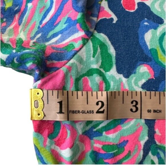 Lilly Pulitzer Justina Top Indigo Exotic size Extra Small XS - Picture 3 of 10